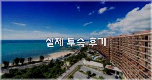 💬 실제 투숙 후기