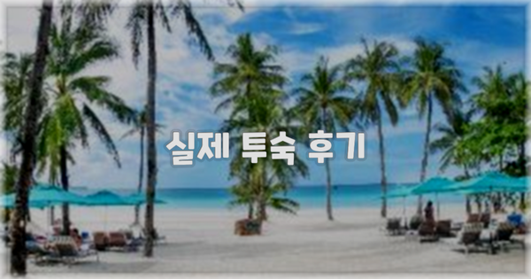 💬 실제 투숙 후기