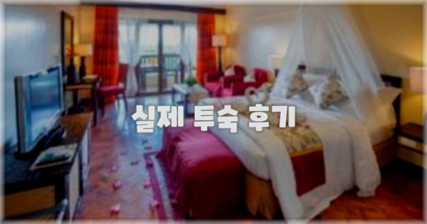 💬 실제 투숙 후기