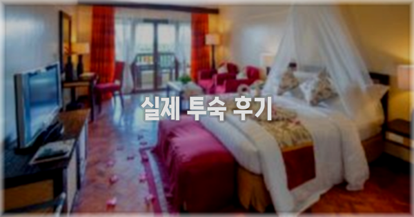 💬 실제 투숙 후기