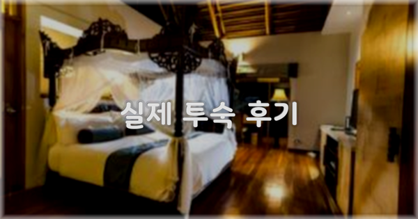 💬 실제 투숙 후기