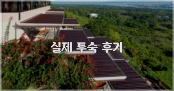 💬 실제 투숙 후기