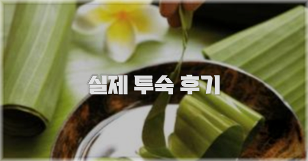 💬 실제 투숙 후기