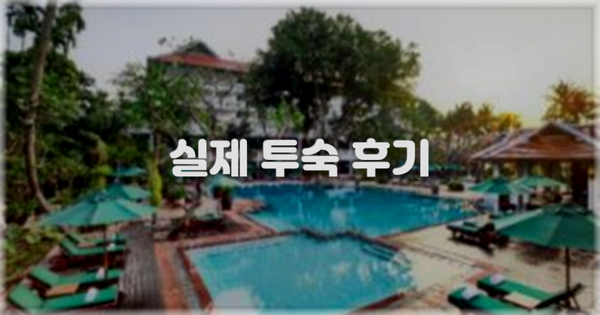 💬 실제 투숙 후기