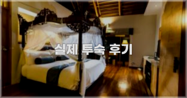 💬 실제 투숙 후기